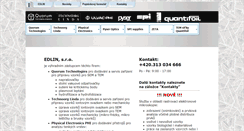 Desktop Screenshot of edlin.cz